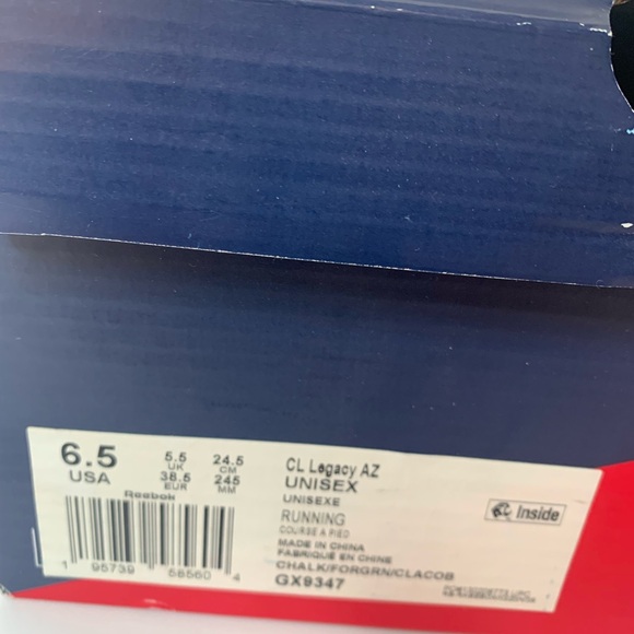 Reebok classic running shoes unisex USAsize6.5men 8womens - Picture 2 of 11